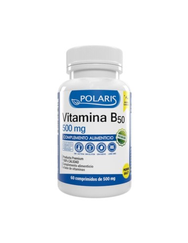 Vitamina B50, 500mg, 60 comprimidos -...