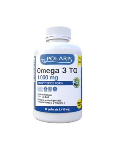 Omega 3, TG, 1000mg, 90 perlas -...