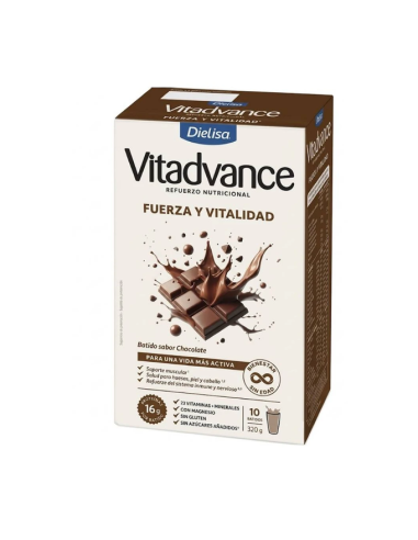 Batido Vitadvance, sabor chocolate,...