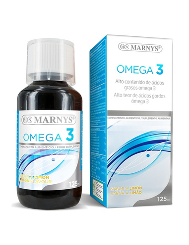 Omega 3, líquido, sabor a Limón, 125...