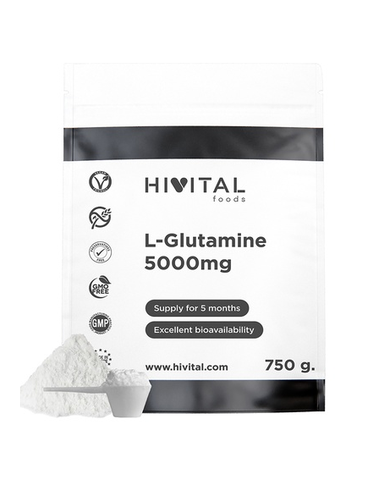 L - Glutamina, 5000 mg, 750 gramos,...