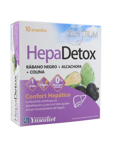 Hepadetox, 10 viales, Rábano negro,...