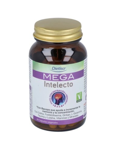 Mega Intelecto, 60 cápsulas - Dietisa.
