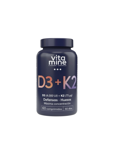 Vitamina D3 (4000 UI) + K2 ( 75 mcg),...