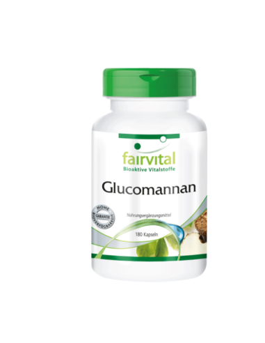 Glucomanano, 500mg, 180 cápsulas - Fairvital.