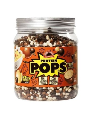 Protein pops, sabor triple chocolate, 500 gramos - Max Protein.