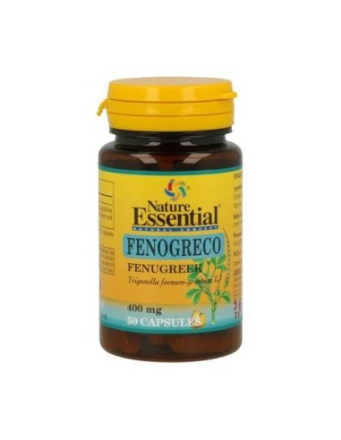 Fenogreco, 400mg, 50 cápsulas - Nature Essential.