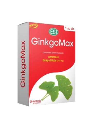 GinkgoMax, 30 tabletas - ESI.