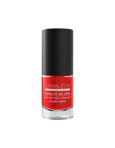 Laca de uñas, rojo - Camaleon Cosmetics.