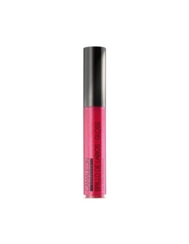 Brillo de labios, efecto metálico, color cereza - Camaleon Cosmetics.