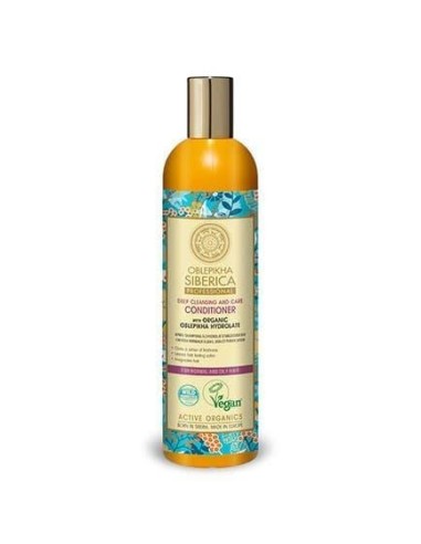 Acondicionador Oblepikha. para cabello normal y graso, 400ml - Natura Sibérica.