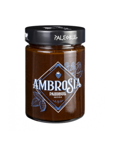 Crema Ambrosia, sabor mora, 300 gramos -Paleobull.