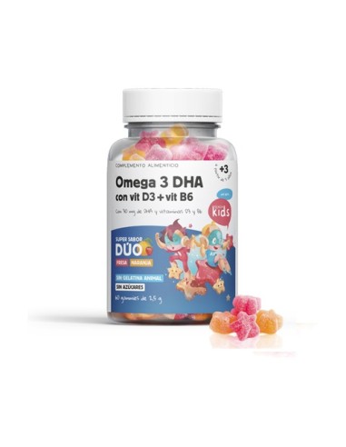Gominolas de Omega 3 DHA, 60 gominolas - Herbora.