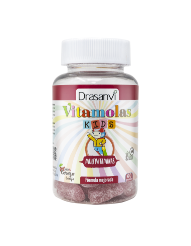 Vitamolas multivitamínico niños, 60 gominolas - Drasanvi.
