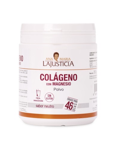 Colágeno con magnesio en polvo,350 gramos - Ana María La Justicia.