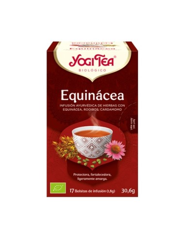 Infusión Equinácea, 17 bolsitas - Yogi Tea.