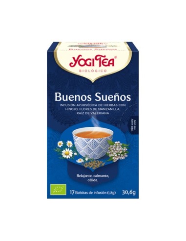Infusión Buenos Sueños, 17 bolsitas - Yogi Tea.