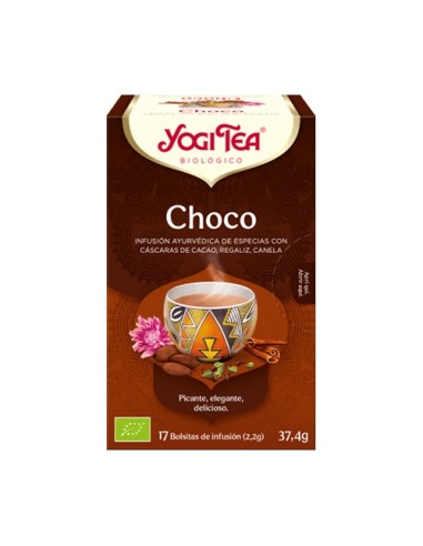 Infusión Choco, 17 bolsitas - Yogi Tea.