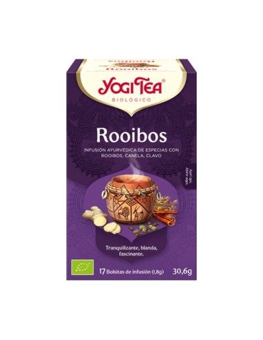 Infusión Rooibos - 17 filtros - Yogi Tea.