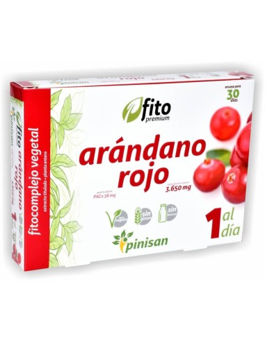 Fito Premium Arándano rojo, 30 cápsulas - Pinisan.