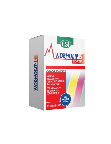 Normolip 5 Forte, 36 comprimidos - ESI.