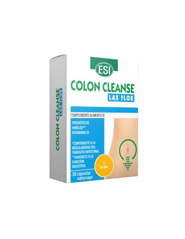 Colon Cleanse, Lax Flor, 30 cápsulas - ESI.