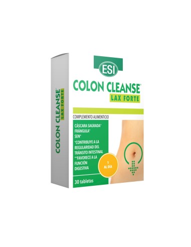 Colon Cleanse, Lax Forte, 30 tabletas - ESI.