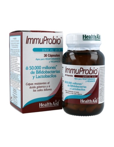 Immuprobio, 30 cápsulas - Health Aid.