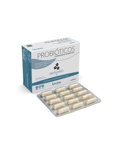 Probiótico, Derboskin, 30 cápsulas - Derbós.