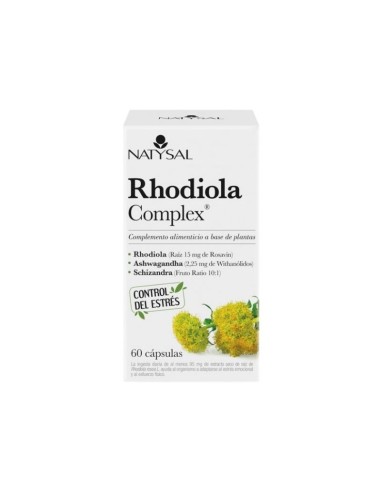 Rhodiola Complex, 60 cápsulas - Natysal.