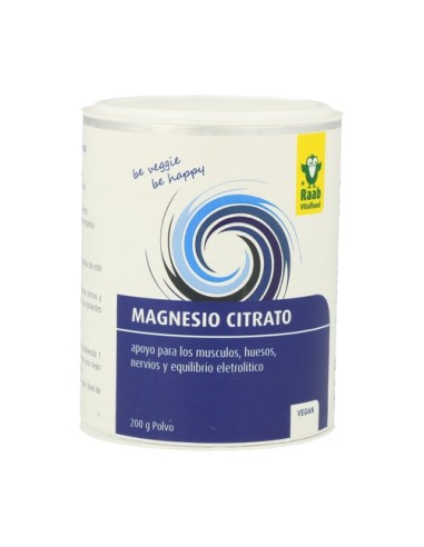 Citrato de magnesio, 200 gramos - Raab.