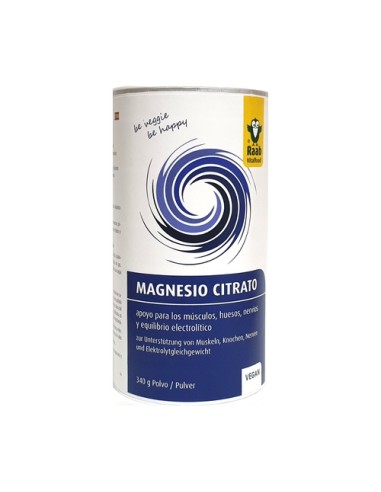 Citrato de magnesio, 340 gramos - Raab.