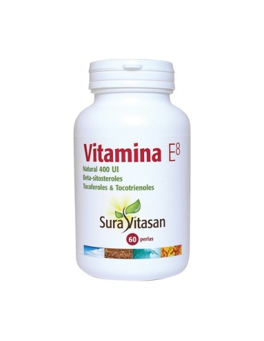 Vitamina E8, 60 perlas - Suravitasan.