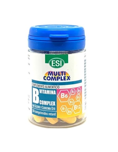 Multicomplex, Vitamina B, 50 comprimidos - ESI.