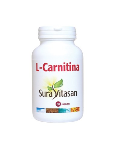 L-Carnitina, 500mg, 60 cápsulas - Suravitasan.