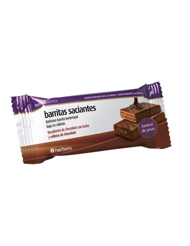 Barrita saciante, sabor chocolate, 35 gramos - Herbora.