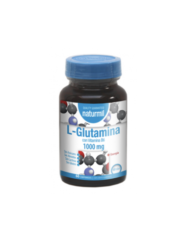 L- Glutamina, 1000mg, 60 comprimidos - Naturmil.