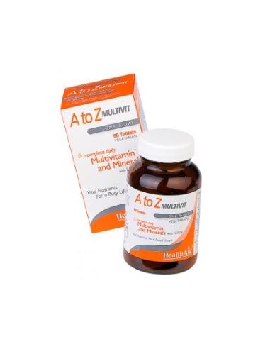 Multi A-Z, 90 comprimidos - Health Aid.