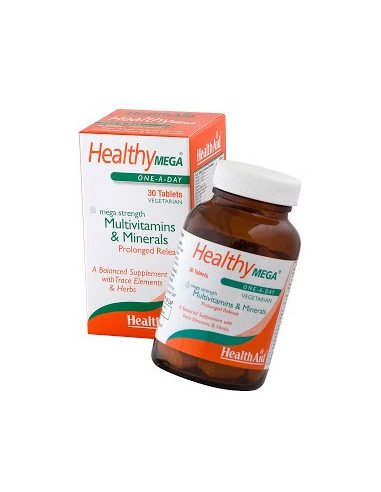 HealthyMega, 60 tabletas - Health Aid.