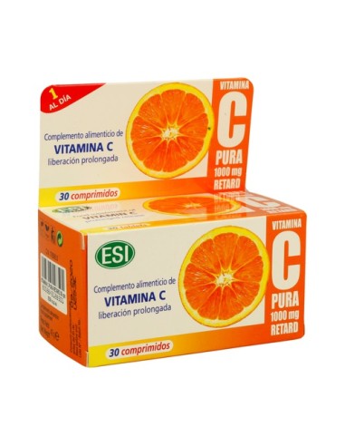 Vitamina C, Retard, 1000mg, 30 comprimidos - ESI.