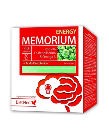 Memorium energy, 60 cápsulas -  Dietmed.