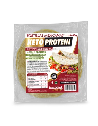 Tortillas mexicanas, 8 unidades - Keto Protein.