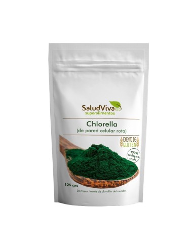 Chlorella, ECO, 125 gramos - Salud Viva.