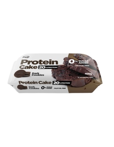 Protein cake, sabor galleta y crema, 400 gramos - PWD.