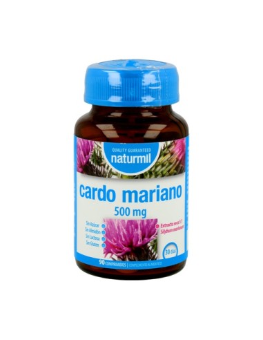 Cardo Mariano, 500mg, 90 comprimidos - Naturmil.