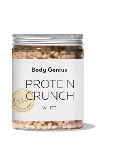 Protein Crunch mini, sabor chocolate blanco, 135 gramos - BodyGenius.