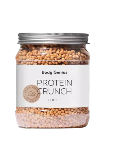 Protein Crunch, sabor galleta, 500 gramos - BodyGenius.