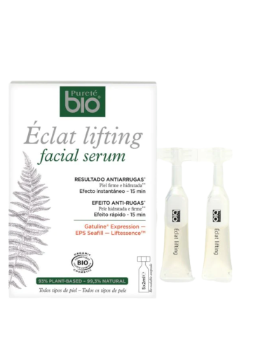 Éclat Lifting Facial Serum, 5x2ml- Pureté Bio.