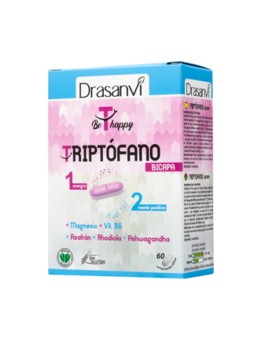 Triptófano Bicapa, 60 comprimidos- Drasanvi.