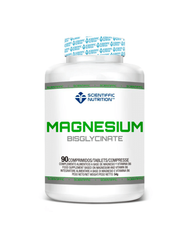 Bisglicinato de Magnesio, 90 comprimidos- Scientiffic Nutrition.